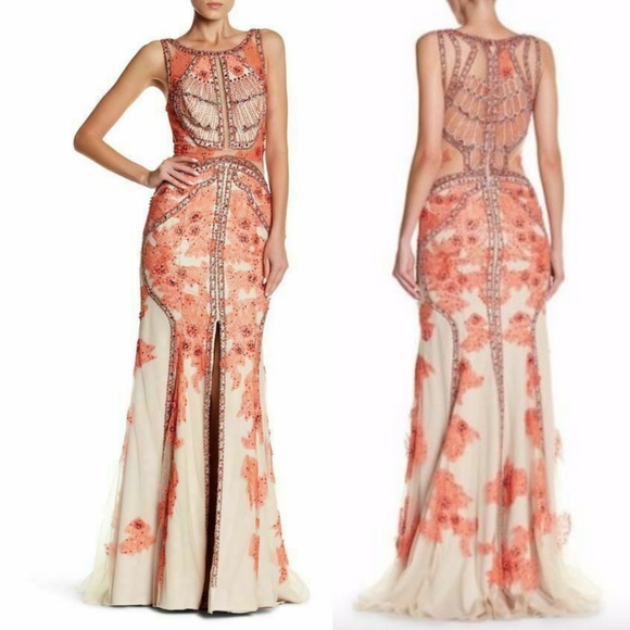 Terani Couture Dresses & Skirts - NWD Terani Couture embellished lace gown SZ 14